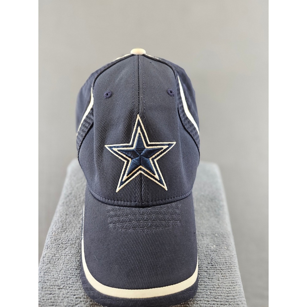Reebok NFL Onfield Dallas Cowboys Hat Navy Blue Star Logo Adjustable Cap